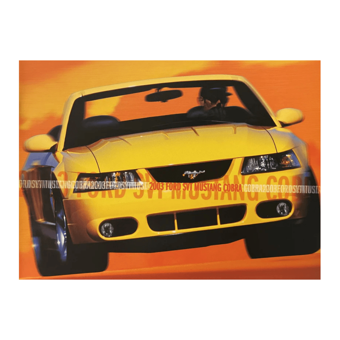 2003 Cobra Brochure - Ford Show Parts